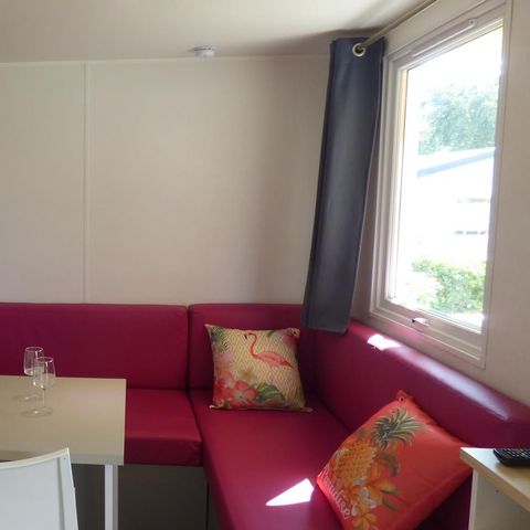 Mobilheim 2 Personen - OUESSANT Confort 18m² - 1 Zimmer / Überdachte Terrasse