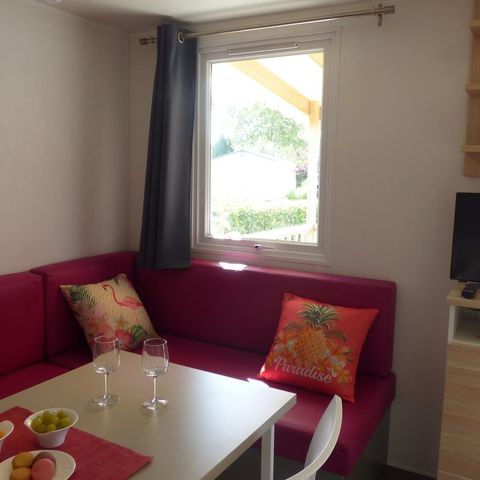 Mobilheim 2 Personen - OUESSANT Confort 18m² - 1 Zimmer / Überdachte Terrasse