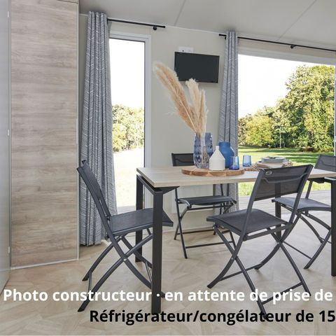 Mobilheim 4 Personen - MARIN Confort 27 m² - 2 Zimmer / überdachte Terrasse + TV