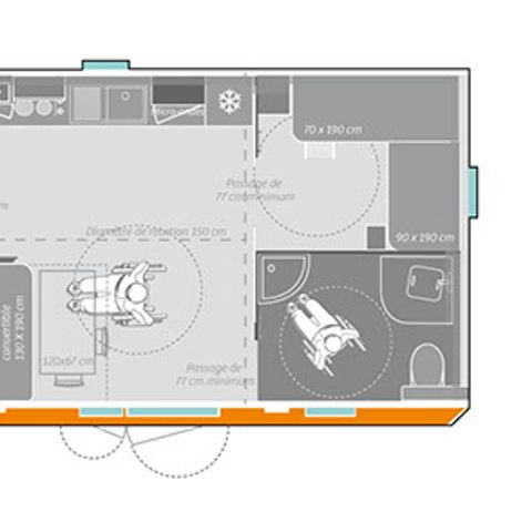 Mobilheim 6 Personen - PMR MAHINA