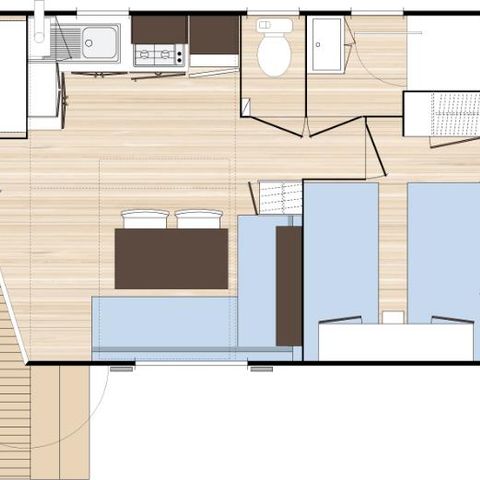 Mobilheim 5 Personen - PACIFIC