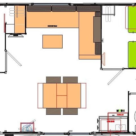 Mobilheim 4 Personen - Macau