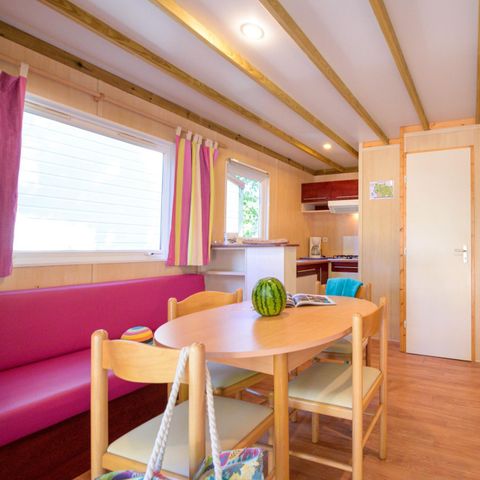 Chalet 4 Personen - 2ch (ohne TV)- überdachte Terrasse-24m² | STANDARD