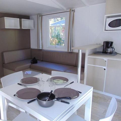 Mobilheim 10 Personen - Confort 38 m² / 4 Zimmer - Terrasse