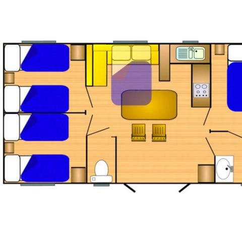 Mobilheim 8 Personen - Riviera 860-3 CD