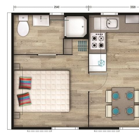 Mobilheim 4 Personen - DUO