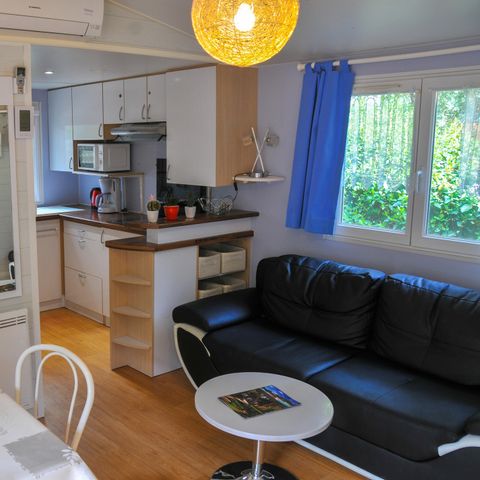 Mobilheim 4 Personen - Savanah CONFORT -2 Schlafzimmer 30m²- *Klima, Terrasse, TV*.