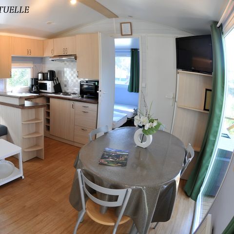 Mobilheim 4 Personen - Florès CONFORT -2 Schlafzimmer 30m²- *Klima, Terrasse, TV*.