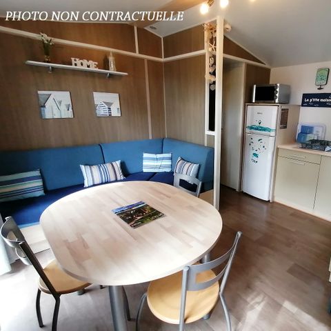 Mobilheim 6 Personen - Tribord CONFORT -3 Zimmer 32m²- *Klima, Terrasse, TV*.