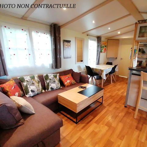 Mobilheim 6 Personen - Madison PREMIUM -2 Schlafzimmer 40m²- *Klima, Terrasse, TV*.