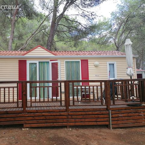 Mobilheim 6 Personen - Florès 3 CONFORT -3 Schlafzimmer 32m²- *Klima, Terrasse, TV*.