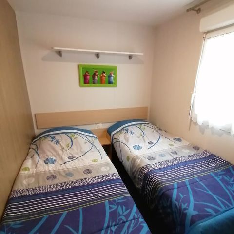 Mobilheim 6 Personen - Florès 3 CONFORT -3 Schlafzimmer 32m²- *Klima, Terrasse, TV*.