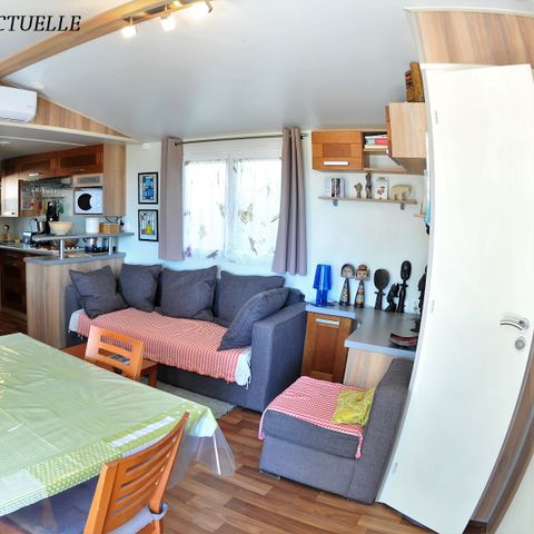 Mobilheim 4 Personen - Sumba CONFORT -2 Schlafzimmer 30m²- *Klima, Terrasse, TV*.