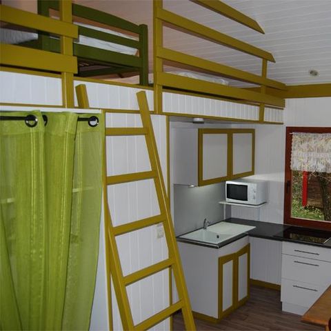 Chalet 5 Personen - Mezzanine-Hütte Standard 25m² - 1 Schlafzimmer + Überdachte Terrasse