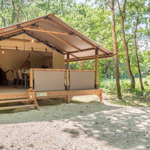 SafariZelt 4 Personen - Lodge Pinède 2 Zimmer