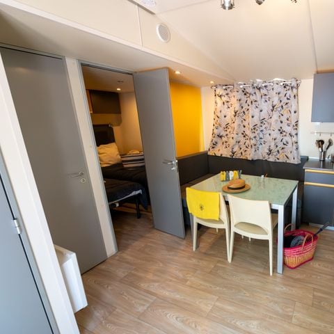 Mobilheim 6 Personen - Confort Relax 33m² - 3 Zimmer + Überdachte Terrasse