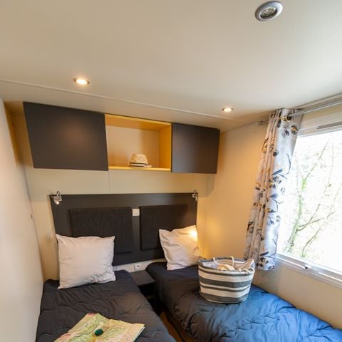 Mobilheim 6 Personen - Confort Relax 33m² - 3 Zimmer + Überdachte Terrasse