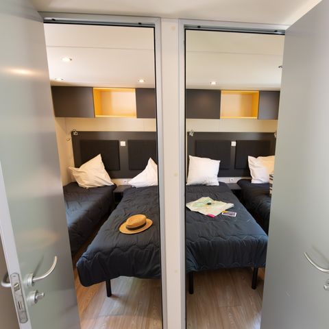 Mobilheim 6 Personen - Confort Relax 33m² - 3 Zimmer + Überdachte Terrasse