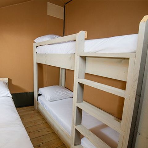 SafariZelt 5 Personen - Super Lodge Zelt | 2 Schlafz. | 4/5 Pers. | Ohne Bad