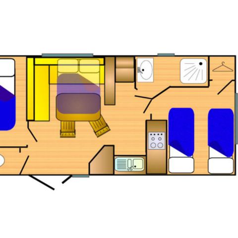 Mobilheim 6 Personen - Europa 780-2 A/C CD