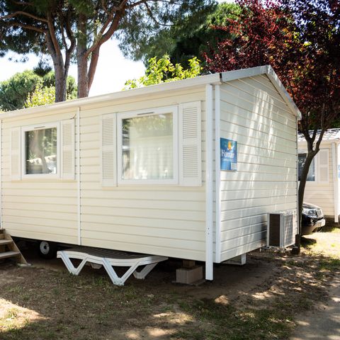 Mobilheim 4 Personen - Comfort | 2 Zi. | 4 Pers. | Einfache Terrasse | Clim.