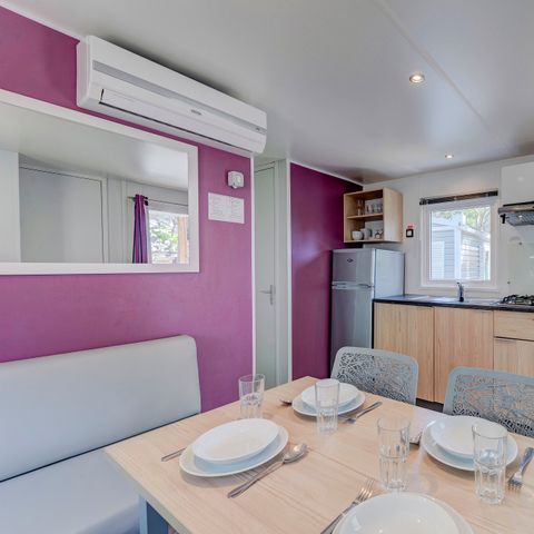 Mobilheim 6 Personen - Mobilheim | Premium | 2 Zi. | 4/6 Pers. | Einzelne Terrasse | Klima.