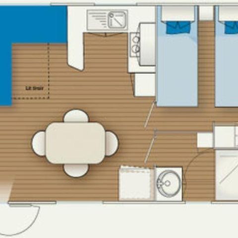 Apartement 5 Personen - KOMFORT LOUISIANE