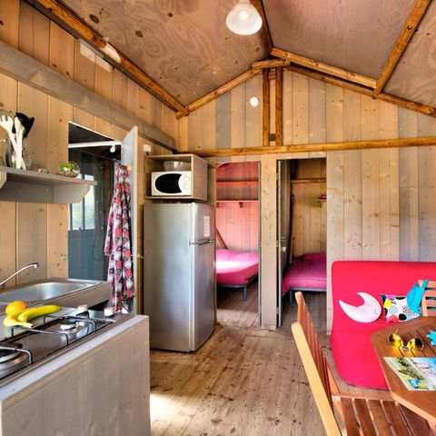 SafariZelt 4 Personen - CABANE LODGE CONFORT auf Stelzen +