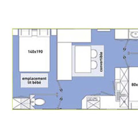 Mobilheim 6 Personen - ECO