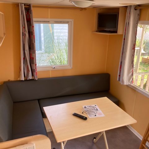 Mobilheim 3 Personen - STANDARD ECO 1 Zimmer 16m² überdachte Terrasse