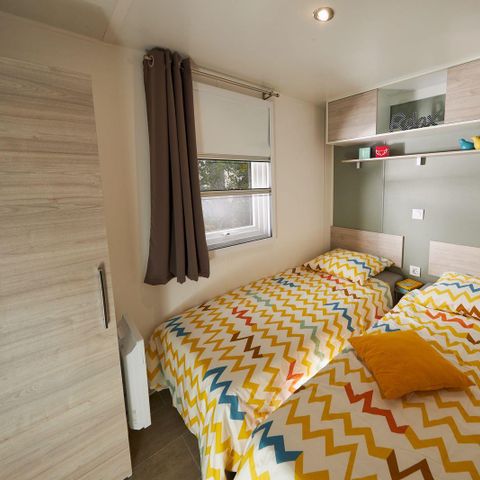 Mobilheim 6 Personen - Homeflower Premium 33 m² 3 Zimmer Klimaanlage, Tv, Geschirrspüler