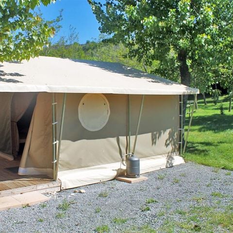 SafariZelt 6 Personen - Lodge Canada Comfort 35m² ohne Sanitäranlagen