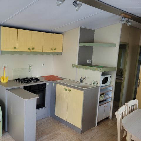 Mobilheim 4 Personen - Comfort Superior 4p (32m²) mit überdachter Terrasse, 2 Schlafzimmer, klimatisiert