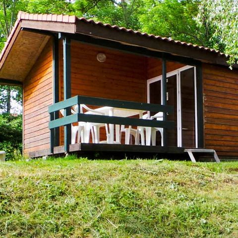 Chalet 5 Personen - Confort (30m²) mit überdachter Terrasse, 2 Zimmer