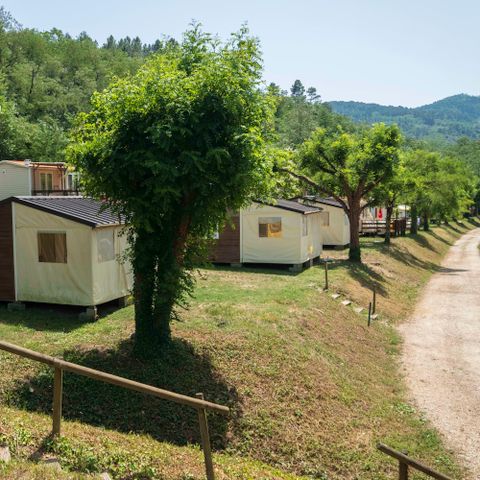 Bungalowzelt 5 Personen - Tithome 21m² - Standard - 2Zi - ohne Sanitäranlagen - Zeltterrasse