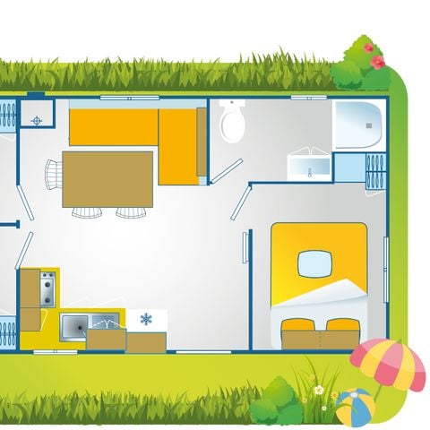 Mobilheim 7 Personen - Happy Premium