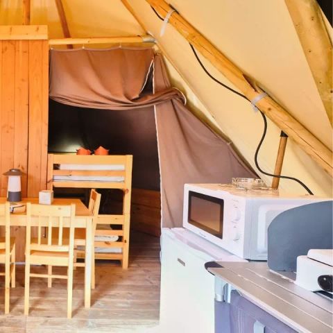 Zelt 4 Personen - Tipi 3 Zimmer 4 Personen (2 Erwachsene + 2 Kinder) Ohne Sanitäranlagen