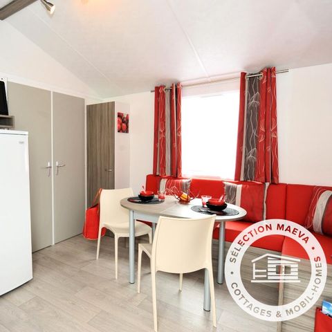 Mobilheim 5 Personen - Authentische 3-Zimmerwohnung 4/5 Personen + TV