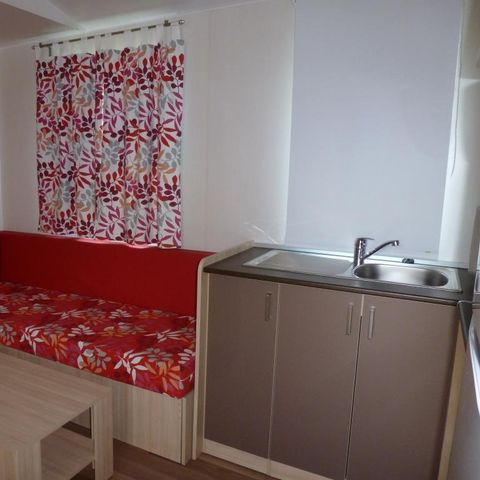 Mobilheim 6 Personen - 3 Schlafzimmer, 32m² + Klimaanlage