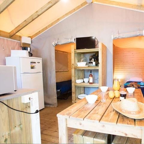 SafariZelt 5 Personen - CABANE auf Stelzen