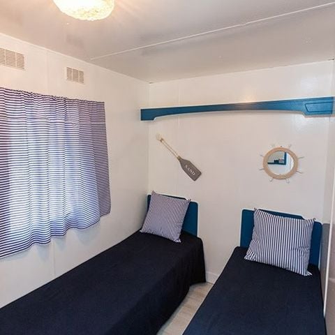 Mobilheim 4 Personen - Navy, 2 Schlafzimmer - 4 Personen