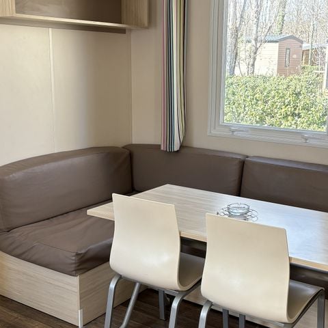 Mobilheim 4 Personen - Comfort | 2 Zi. | 4 Pers. | Einfache Terrasse | Clim.