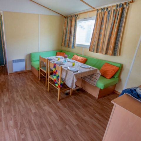 Mobilheim 4 Personen - KLASSIKER ÜBERDACHTE TERRASSE 27M² So/So