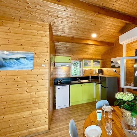 Chalet 5 Personen - Chalet Anglet 4/5p - 2 Schlafzimmer - TV - Klimaanlage