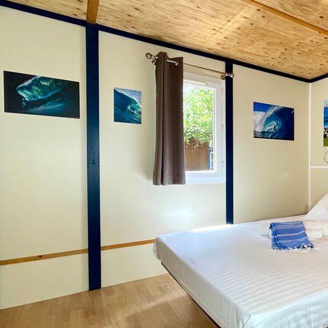 Chalet 5 Personen -  Chalet Tahiti 4/5p - 2 Schlafzimmer - TV - Klimaanlage