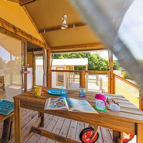 SafariZelt 5 Personen - Lodge | 2 Schlafz. | 4/5 Pers. | Ohne Bad