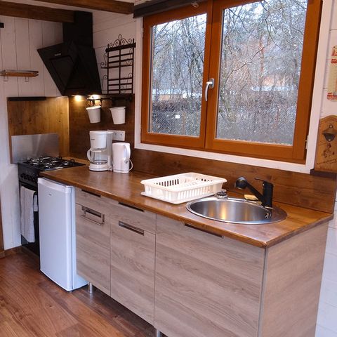 Chalet 4 Personen - Tiny House - Mezzanin über Müllerleiter erreichbar