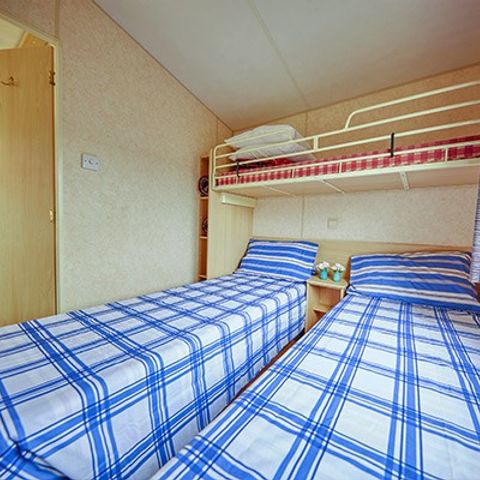 Mobilheim 4 Personen - Classic | 2 Zi. | 4 Pers. | Erhöhte Terrasse | Klim.