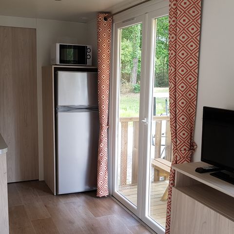 Mobilheim 4 Personen - Confort - 29m² - 2 Zimmer - halbüberdachte Terrasse