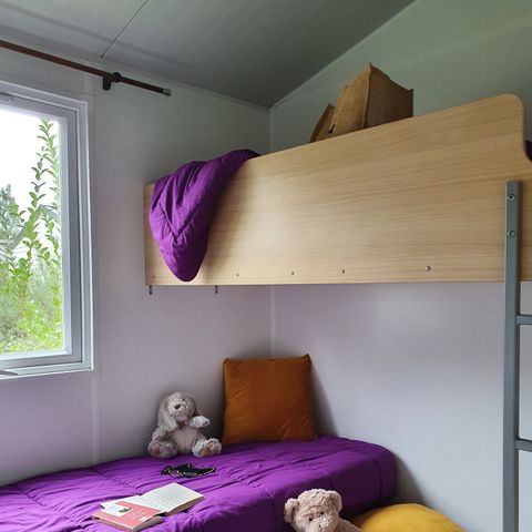 Mobilheim 5 Personen - TIT'home - 21m²- 2 Zimmer - WC (keine Dusche)